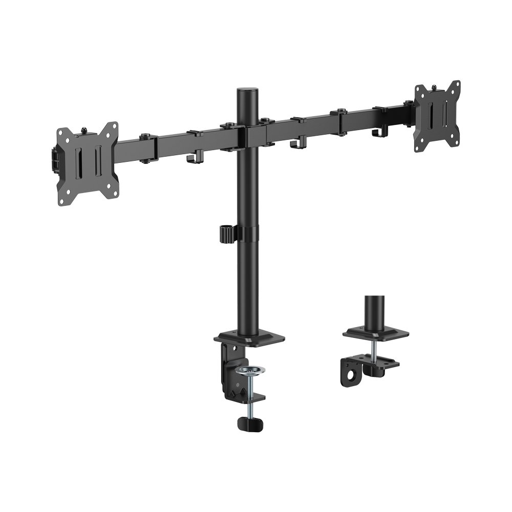 Sbox Desktop Dual Arm | Monitorarm 17 tot 32 inch | VESA 75x75 en 100x100 | 2x Max. 9 kg 1 Sbox Desktop Dual Arm | Monitorarm 17 tot 32 inch | VESA 75x75 en 100x100 | 2x Max. 9 kg