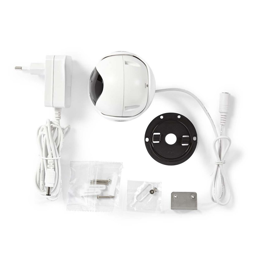 Nedis WIFICO20CWT | Wi-Fi Smart IP-buitencamera | Full HD 1080p | PTZ | Nachtzicht 15 m | Tweeweg-audio | IP65 | Wit 6 Nedis WIFICO20CWT | Wi-Fi Smart IP-buitencamera | Full HD 1080p | PTZ | Nachtzicht 15 m | Tweeweg-audio | IP65 | Wit - Afbeelding 6