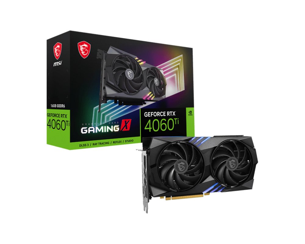 MSI GeForce RTX 4060 Ti GAMING X | 16GB GDDR6 VRAM | Videokaart | GPU | Nvidia 1 MSI GeForce RTX 4060 Ti GAMING X | 16GB GDDR6 VRAM | Videokaart | GPU | Nvidia