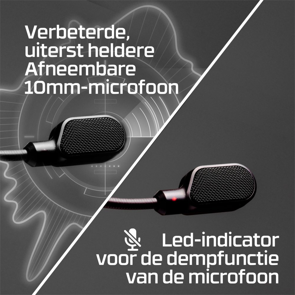 HyperX Cloud III | Bedrade Over-ear Gaming Headset | 3.5mm + USB-A + USB-C | Zwart/Rood 5 HyperX Cloud III | Bedrade Over-ear Gaming Headset | 3.5mm + USB-A + USB-C | Zwart/Rood - Afbeelding 5