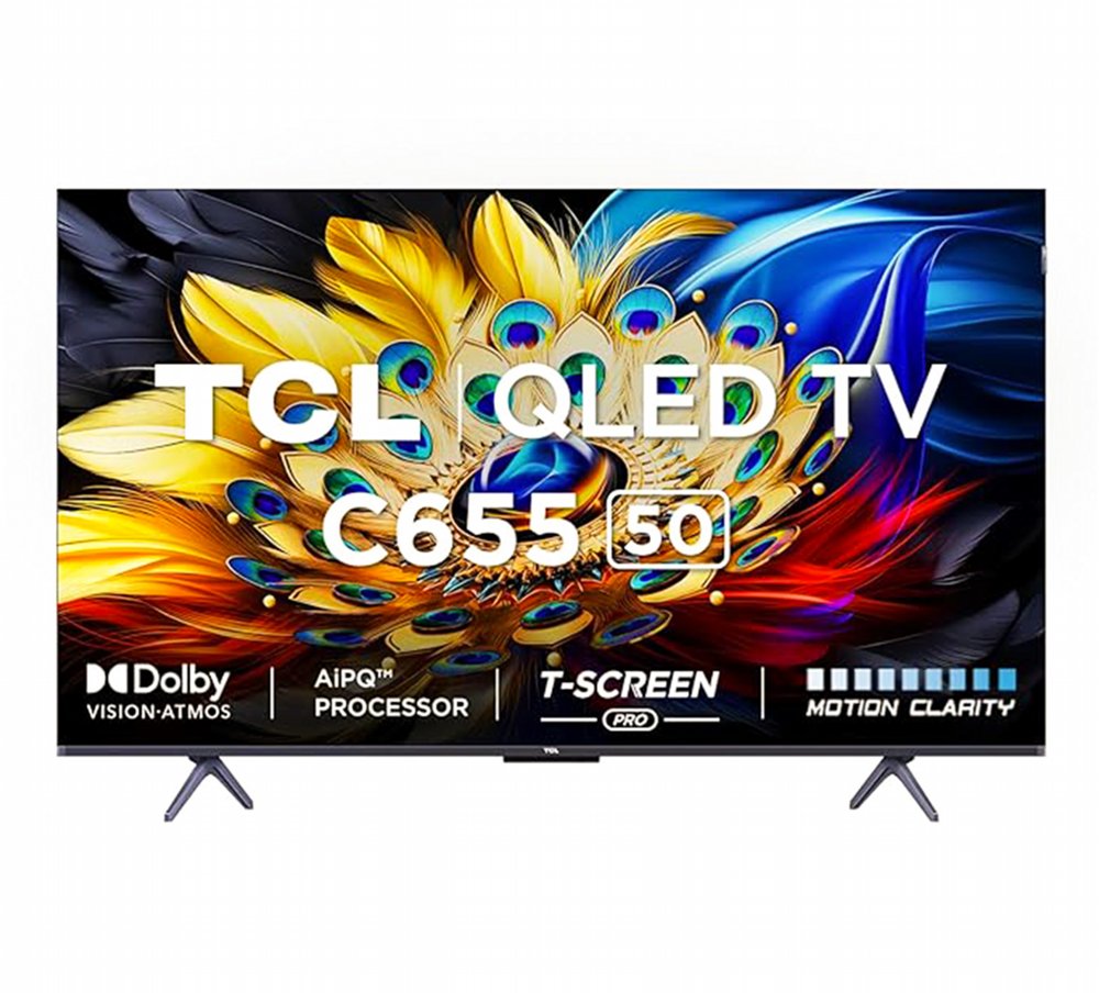 TCL C65 50C655 | 50'' Ultra HD 4K | QLED Smart TV | Wifi | Google TV | Dolby Vision | 60Hz 2 TCL C65 50C655 | 50'' Ultra HD 4K | QLED Smart TV | Wifi | Google TV | Dolby Vision | 60Hz - Afbeelding 2