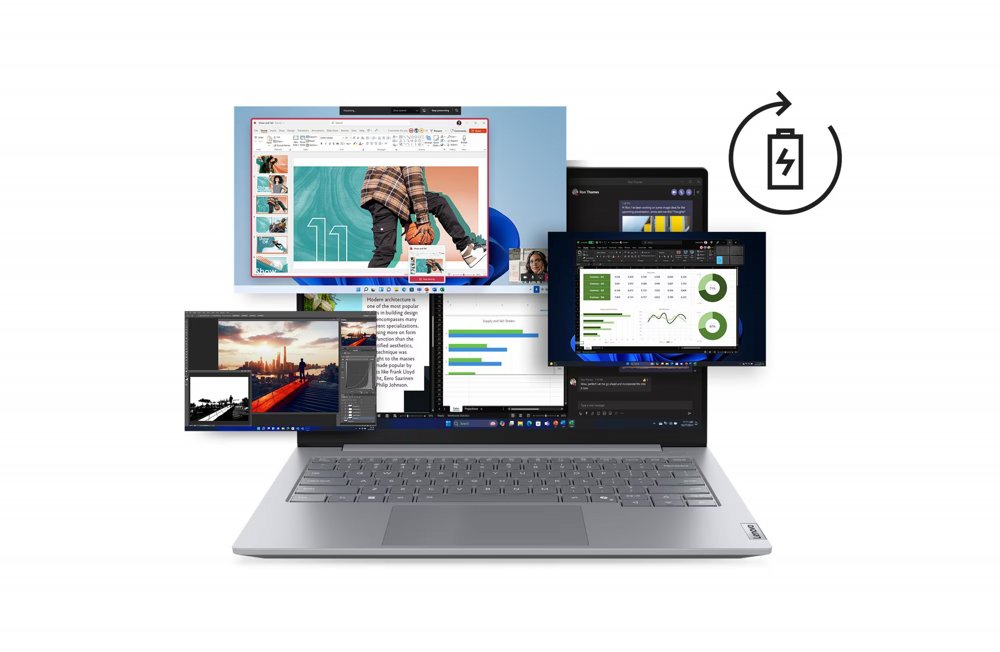 Lenovo ThinkBook 14 G8 | 14" WUXGA IPS (1920x1200) | Intel Core Ultra 5 225H | 16GB DDR5 RAM | 512GB SSD | Windows 11 Professional 7 Lenovo ThinkBook 14 G8 | 14" WUXGA IPS (1920x1200) | Intel Core Ultra 5 225H | 16GB DDR5 RAM | 512GB SSD | Windows 11 Professional - Afbeelding 7