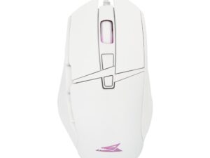 Baracuda RAPTOR RGB | Bedrade Gaming Muis | USB-A | 6400 DPI | Wit