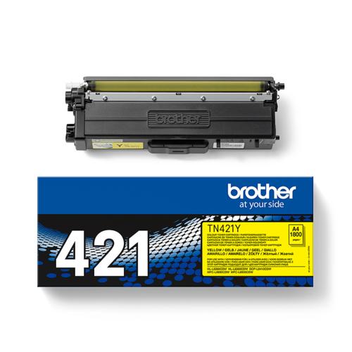 Brother TN-421Y | Tonercartridge | Origineel | Geel | 1 stuk 3 Brother TN-421Y | Tonercartridge | Origineel | Geel | 1 stuk - Afbeelding 3