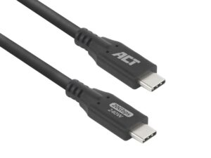 ACT | USB4 Kabel | 20Gbps | 240W | USB-C naar USB-C | 0