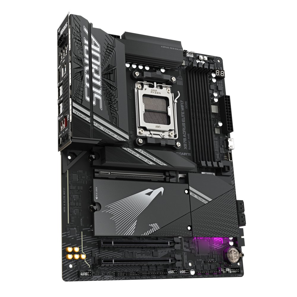 Gigabyte X870 A ELITE WIFI7 | Socket AM5 | AMD X870 | 4xDDR5 | ATX | Moederbord 7 Gigabyte X870 A ELITE WIFI7 | Socket AM5 | AMD X870 | 4xDDR5 | ATX | Moederbord - Afbeelding 7