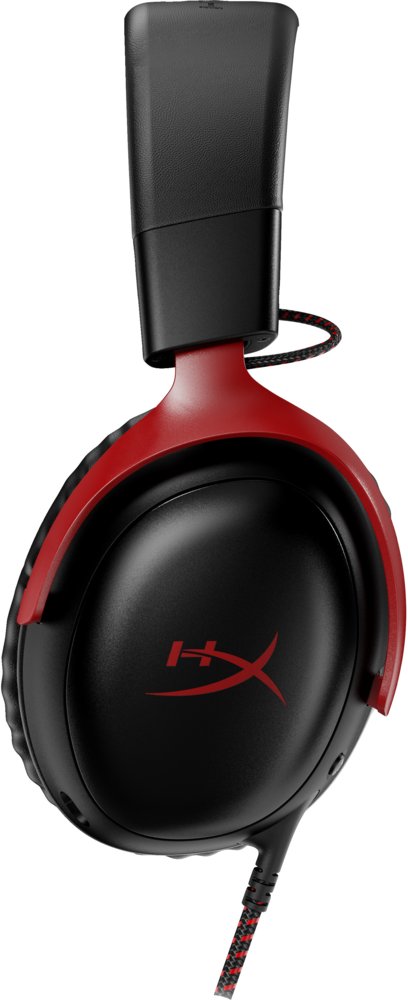 HyperX Cloud III | Bedrade Over-ear Gaming Headset | 3.5mm + USB-A + USB-C | Zwart/Rood 1 HyperX Cloud III | Bedrade Over-ear Gaming Headset | 3.5mm + USB-A + USB-C | Zwart/Rood