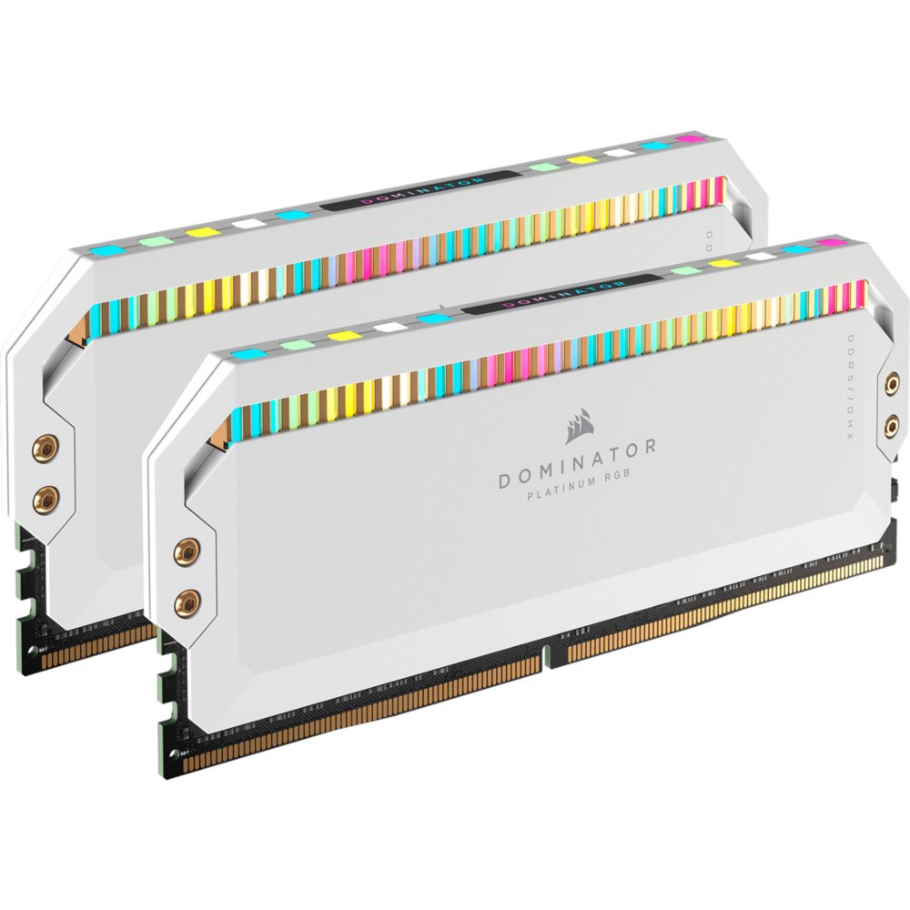 Corsair Dominator Platinum RGB Wit | 64GB 2x32GB DDR5 | 5200MHz | DIMM | CL40 | Geheugenmodule | RAM 1 Corsair Dominator Platinum RGB Wit | 64GB 2x32GB DDR5 | 5200MHz | DIMM | CL40 | Geheugenmodule | RAM