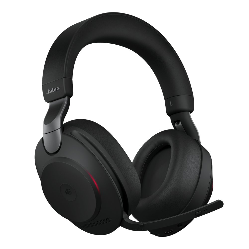 Jabra Evolve2 85 | Draadloze Over-Ear Headset | ANC | Bluetooth + 3.5mm | Zwart 4 Jabra Evolve2 85 | Draadloze Over-Ear Headset | ANC | Bluetooth + 3.5mm | Zwart - Afbeelding 4