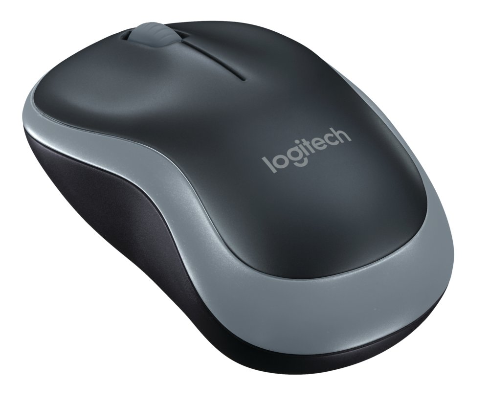 Logitech M185 | Draadloze Muis | Links- en Rechtshandig | RF | 4000 DPI | Swift Grey 3 Logitech M185 | Draadloze Muis | Links- en Rechtshandig | RF | 4000 DPI | Swift Grey - Afbeelding 3