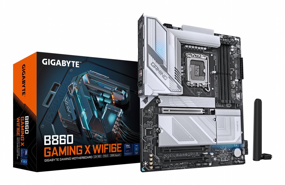 Gigabyte B860 GAMING X WIFI6E | Socket LGA 1851 (V1) | Intel B860 | 4xDDR5 | ATX | Moederbord 1 Gigabyte B860 GAMING X WIFI6E | Socket LGA 1851 (V1) | Intel B860 | 4xDDR5 | ATX | Moederbord