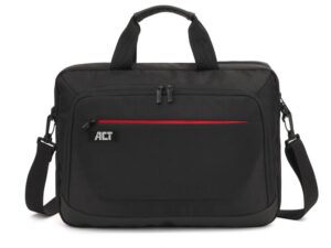 ACT Suburb 15.6" Laptop Schoudertas | Gemaakt van Gerecycled Plastic | Zwart