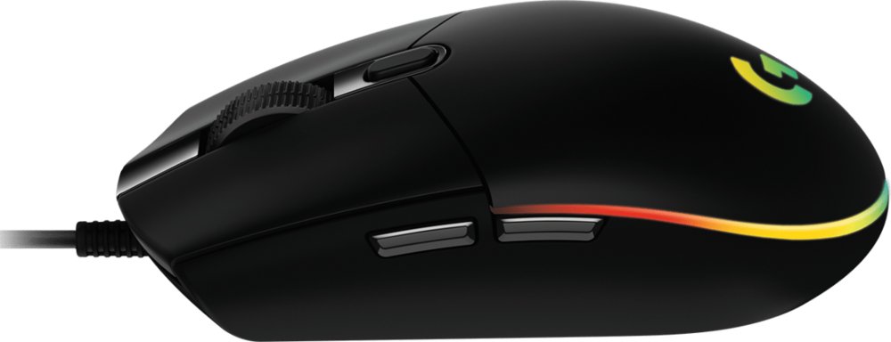 Logitech G203 LIGHTSYNC | Bedrade Gaming Muis | Links- en Rechtshandig | USB-A | 8.000 DPI | Zwart 4 Logitech G203 LIGHTSYNC | Bedrade Gaming Muis | Links- en Rechtshandig | USB-A | 8.000 DPI | Zwart - Afbeelding 4