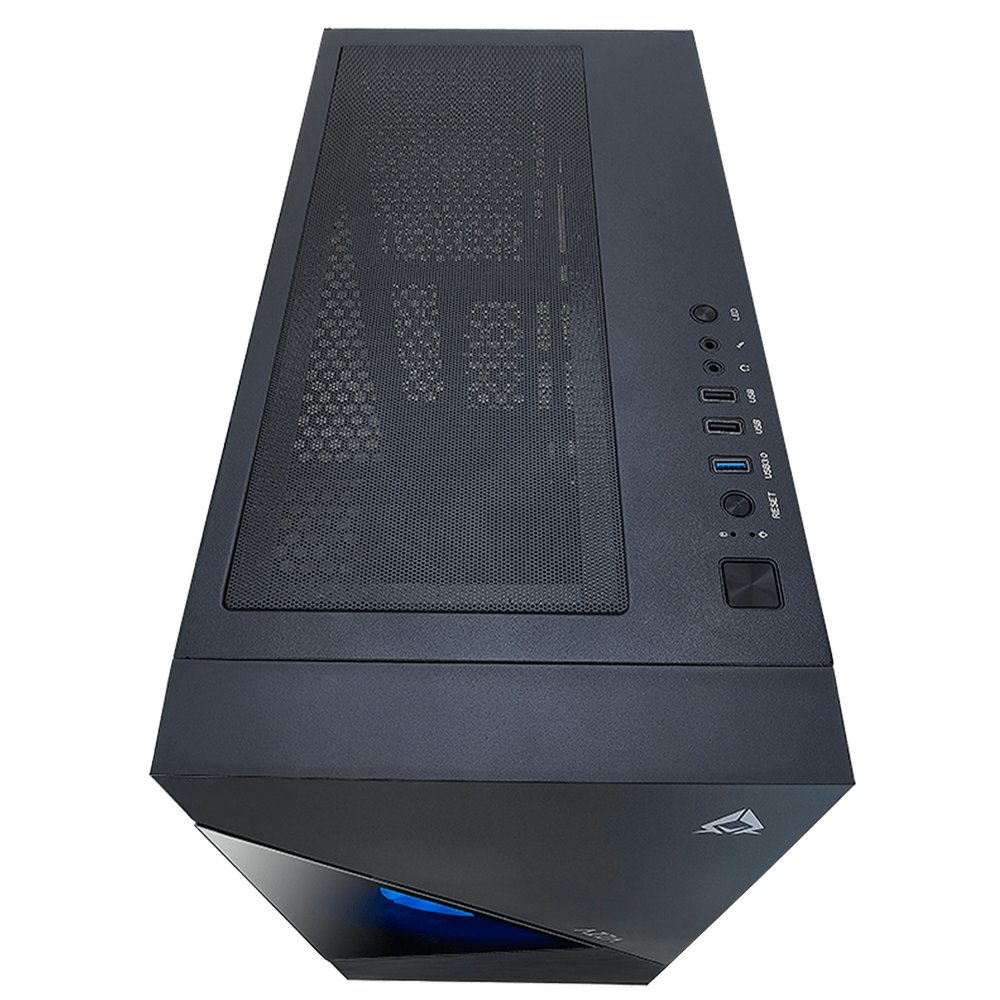 Azza Eclipse 440 ARGB | Midi Tower Case | Zwart 3 Azza Eclipse 440 ARGB | Midi Tower Case | Zwart - Afbeelding 3