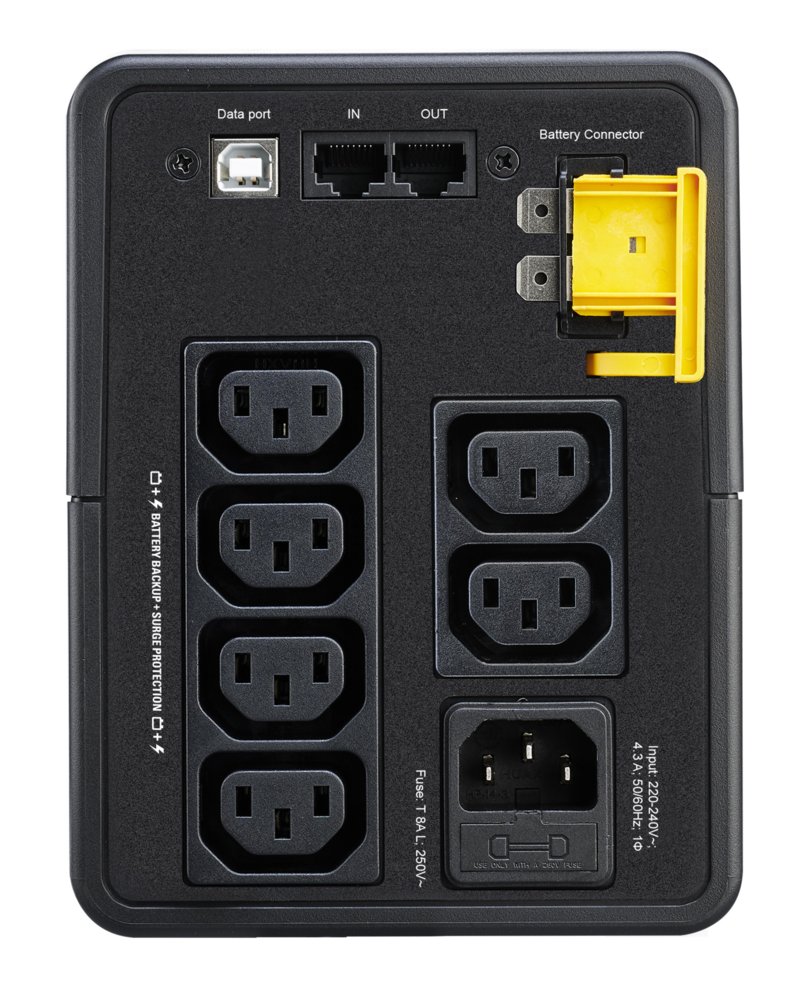 APC Back-UPS BX950MI | 950 VA | 6 Stopcontacten | Automatische Spanningcorrectie | Bescherming Tegen Stroompieken 2 APC Back-UPS BX950MI | 950 VA | 6 Stopcontacten | Automatische Spanningcorrectie | Bescherming Tegen Stroompieken - Afbeelding 2