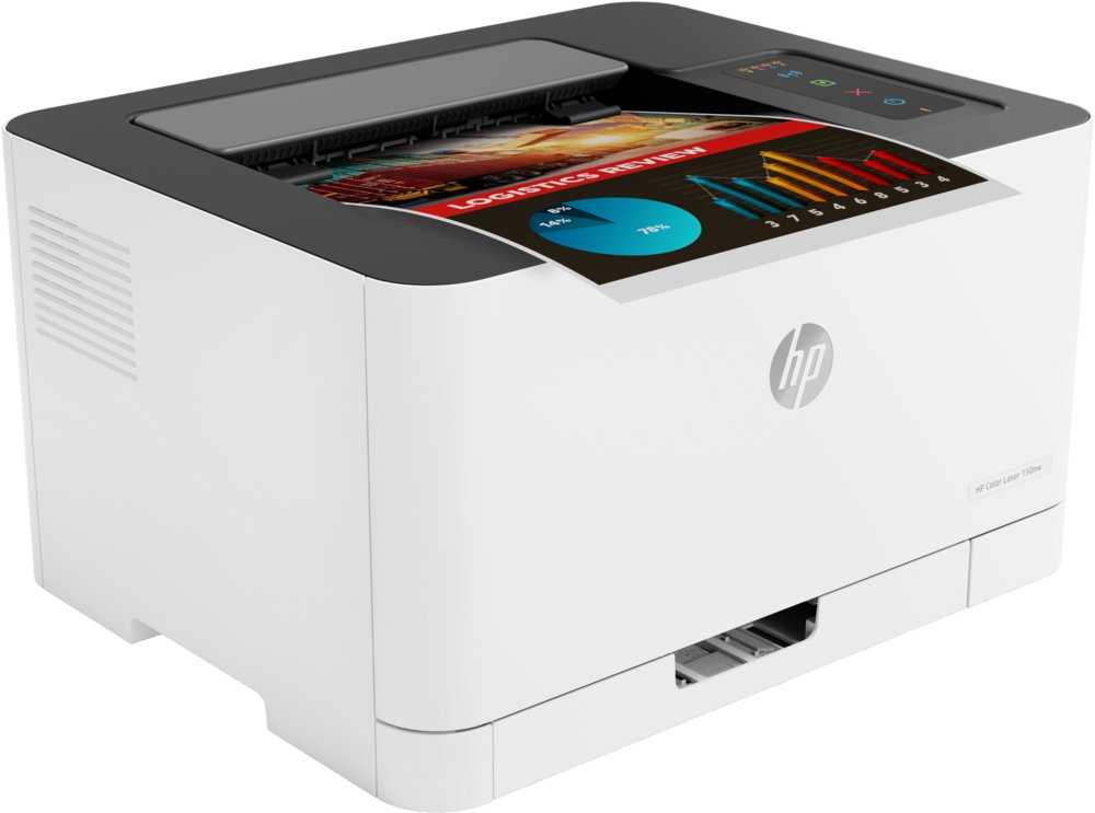 HP Color Laser 150nw Laserjetprinter | 600 x 600 DPI | Wifi | Kleur 2 HP Color Laser 150nw Laserjetprinter | 600 x 600 DPI | Wifi | Kleur - Afbeelding 2