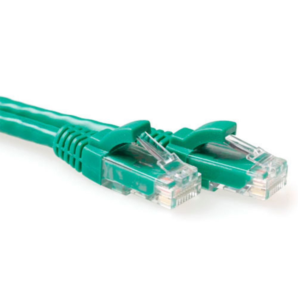 ACT UTP Cat 6A Patchkabel (IB2752) | 0,5 m | Snagless | Groen 1 ACT UTP Cat 6A Patchkabel (IB2752) | 0