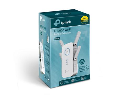 TP-Link RE650 | Wi-Fi 5 Range Extender | Dual-band | 2600 Mbps | Gigabit Ethernet | Wit 4 TP-Link RE650 | Wi-Fi 5 Range Extender | Dual-band | 2600 Mbps | Gigabit Ethernet | Wit - Afbeelding 4