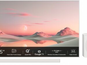 TCL NXTFRAME 55A300PRO | 55" 4K Ultra HD QLED Smart TV | Google TV | Wifi Soundbar & Subwoofer | Dolby Vision IQ | 120Hz Refurbished