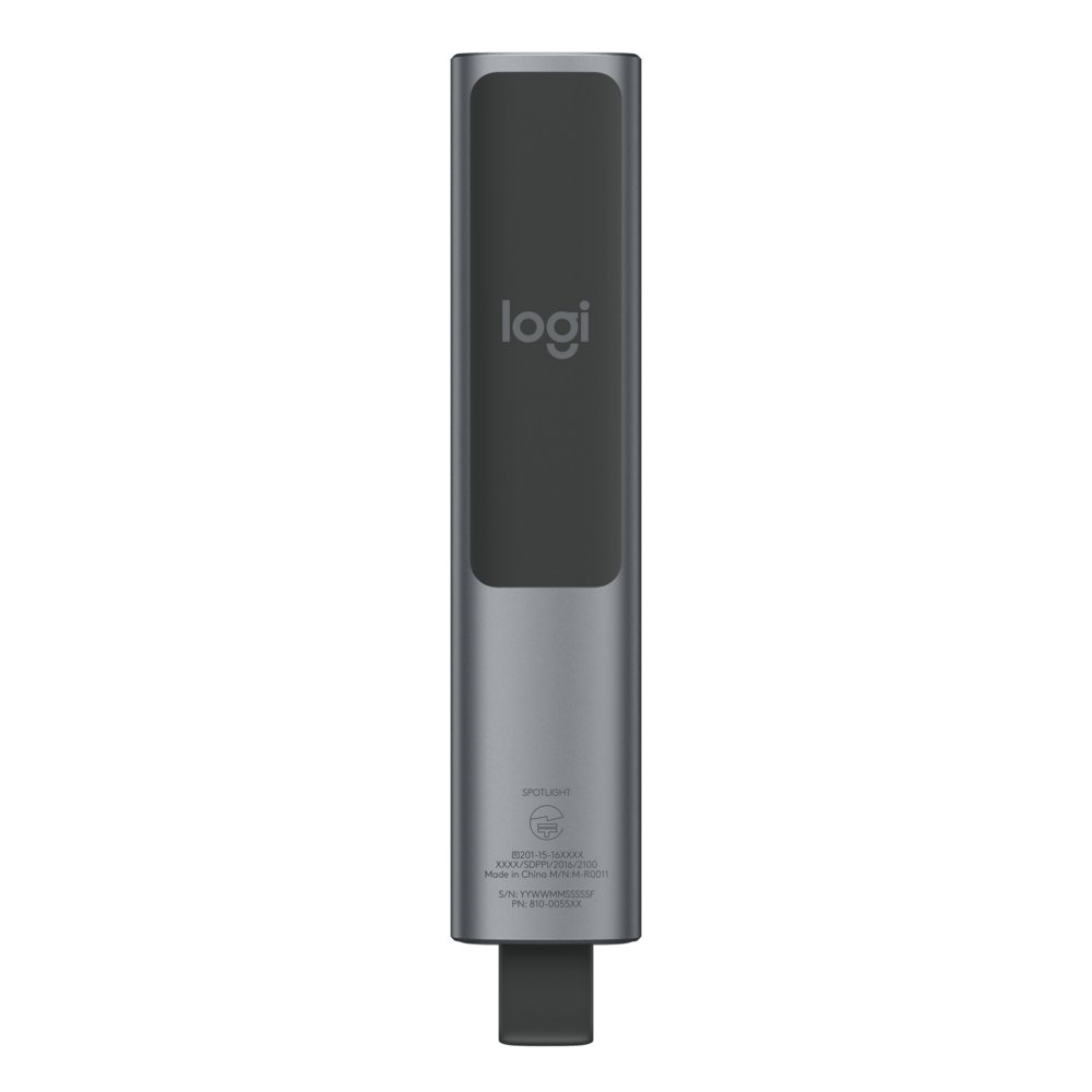 Logitech Spotlight Presenter | Draadloos | Bluetooth & USB 2.4 GHz | Bereik tot 30 meter | Grijs 8 Logitech Spotlight Presenter | Draadloos | Bluetooth & USB 2.4 GHz | Bereik tot 30 meter | Grijs - Afbeelding 8