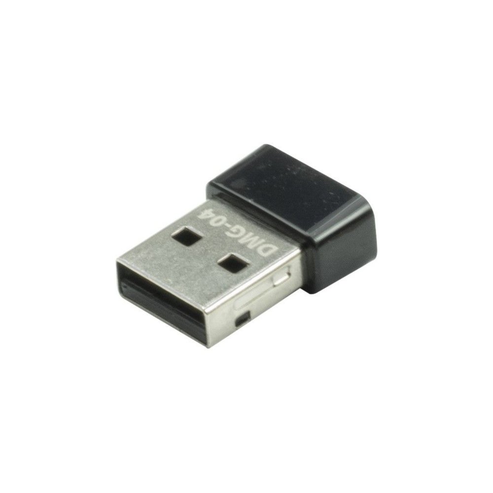 Inter-Tech DMG-04 | Wi-Fi 5 USB Nano Adapter | 433 Mbps (5 GHz) / 200 Mbps (2,4 GHz) | USB 2.0 | Zwart 2 4 GHz) | USB 2.0 | Zwart