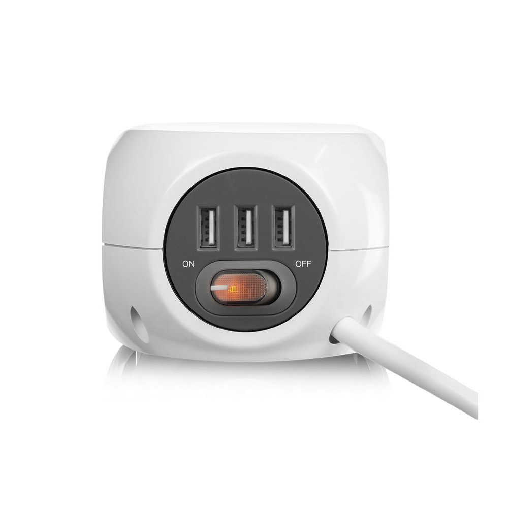 ACT AC2405 | Stekkerdoos | 3 Stopcontacten | 1,5 m | Binnen | Wit 7 ACT AC2405 | Stekkerdoos | 3 Stopcontacten | 1,5 m | Binnen | Wit - Afbeelding 7