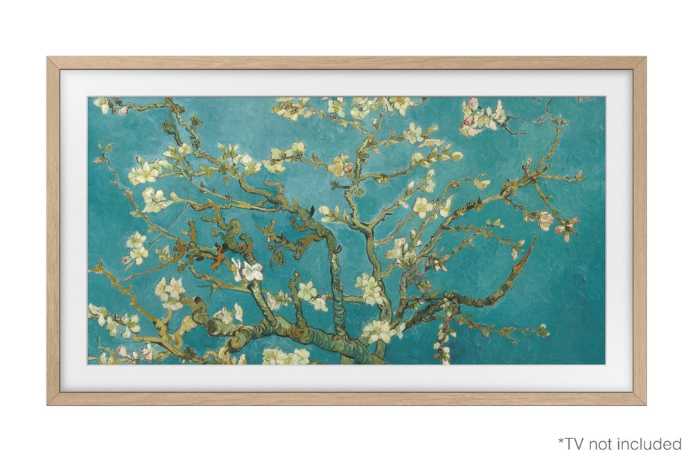 Samsung Lijst voor 32'' Samsung the Frame TV - Teakhout Look 2 Samsung Lijst voor 32'' Samsung the Frame TV - Teakhout Look - Afbeelding 2