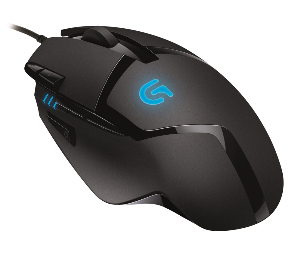 Logitech G402 Hyperion Fury | Bedrade Gaming Muis | Rechtshandig | USB-A | 4000 DPI | Zwart 3 Logitech G402 Hyperion Fury | Bedrade Gaming Muis | Rechtshandig | USB-A | 4000 DPI | Zwart - Afbeelding 3