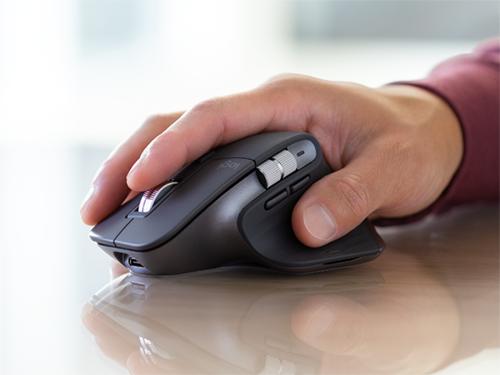 Logitech MX Master 3s for Business | Draadloze Muis | RF-Draadloos + Bluetooth | 8000 DPI | Grafiet 2 Logitech MX Master 3s for Business | Draadloze Muis | RF-Draadloos + Bluetooth | 8000 DPI | Grafiet - Afbeelding 2