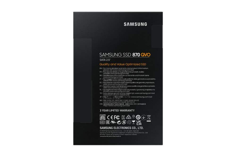 Samsung 870 QVO | 1TB SATA SSD | 2.5'' | 560MB/s Read | 530MB/s Write 7 Samsung 870 QVO | 1TB SATA SSD | 2.5'' | 560MB/s Read | 530MB/s Write - Afbeelding 7