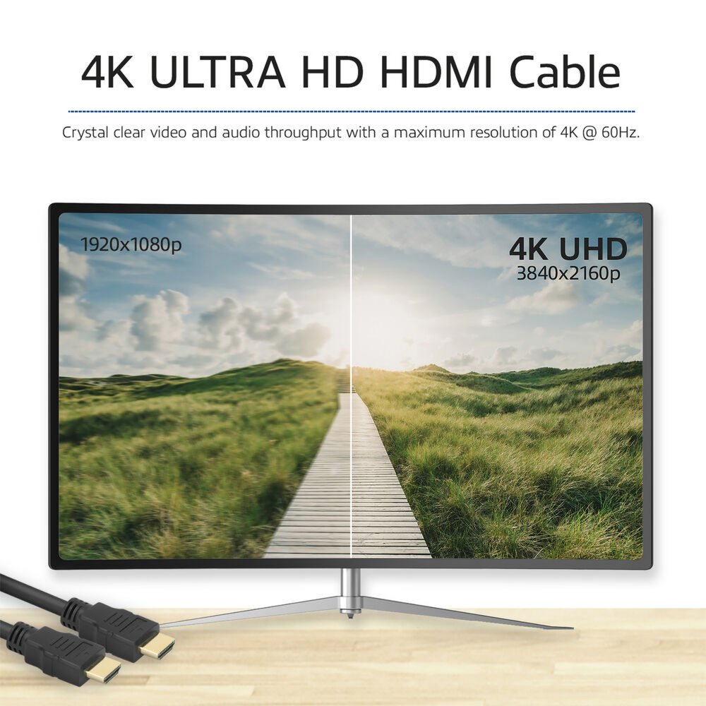 ACT AK3917 HDMI Kabel | 1,5 m | High Speed v2.0 | HDMI Type A naar Type A | Zwart 4 ACT AK3917 HDMI Kabel | 1,5 m | High Speed v2.0 | HDMI Type A naar Type A | Zwart - Afbeelding 4