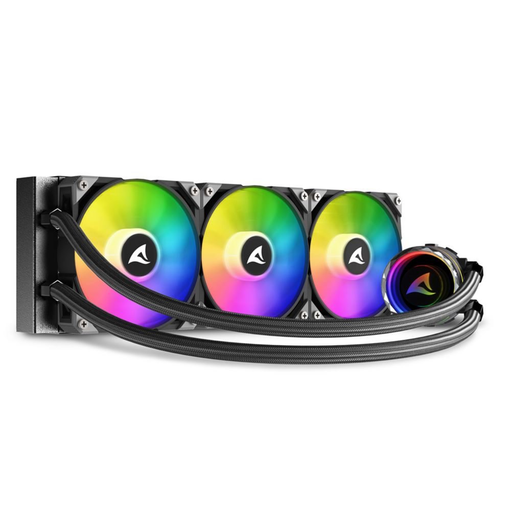 Sharkoon S90 RGB | 120mm All-in-One CPU Waterkoeler | Zwart 6 Sharkoon S90 RGB | 120mm All-in-One CPU Waterkoeler | Zwart - Afbeelding 6