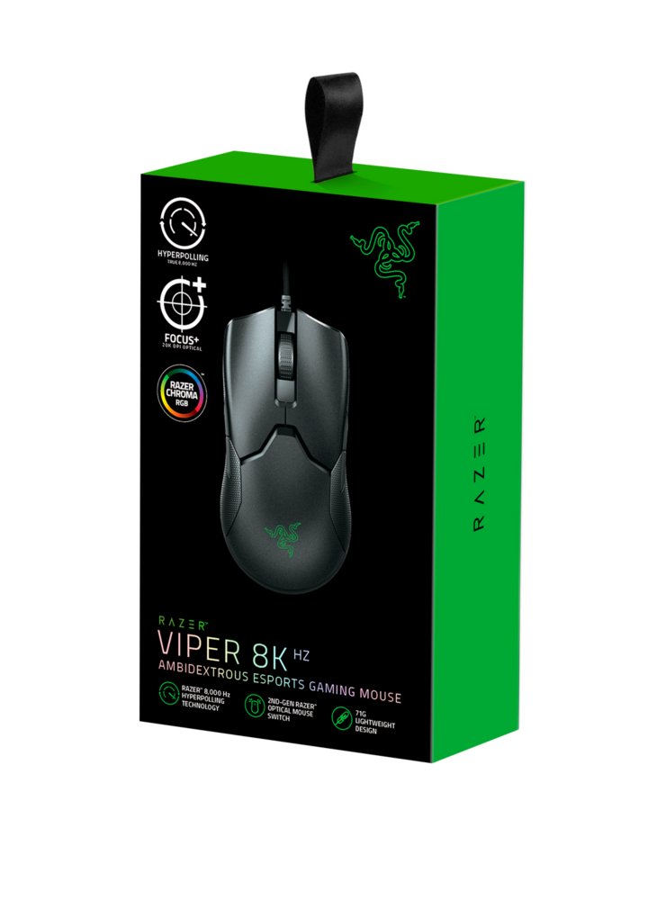 Razer Viper 8KHz | Bedrade Gaming Muis | Links- en Rechtshandig | USB-A | 20.000 DPI | Zwart 8 Razer Viper 8KHz | Bedrade Gaming Muis | Links- en Rechtshandig | USB-A | 20.000 DPI | Zwart - Afbeelding 8