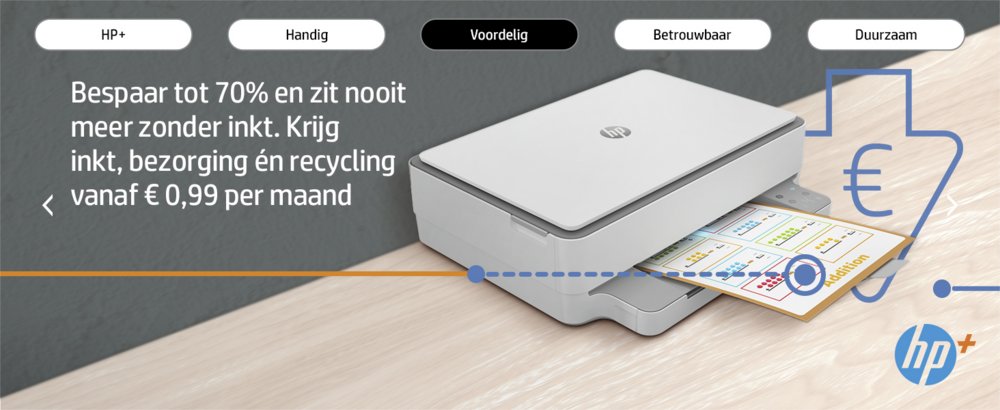 HP Envy 6020e | All-in-One Inkjetprinter | 4800 x 1200 DPI | Wi-Fi | Kleur 7 HP Envy 6020e | All-in-One Inkjetprinter | 4800 x 1200 DPI | Wi-Fi | Kleur - Afbeelding 7