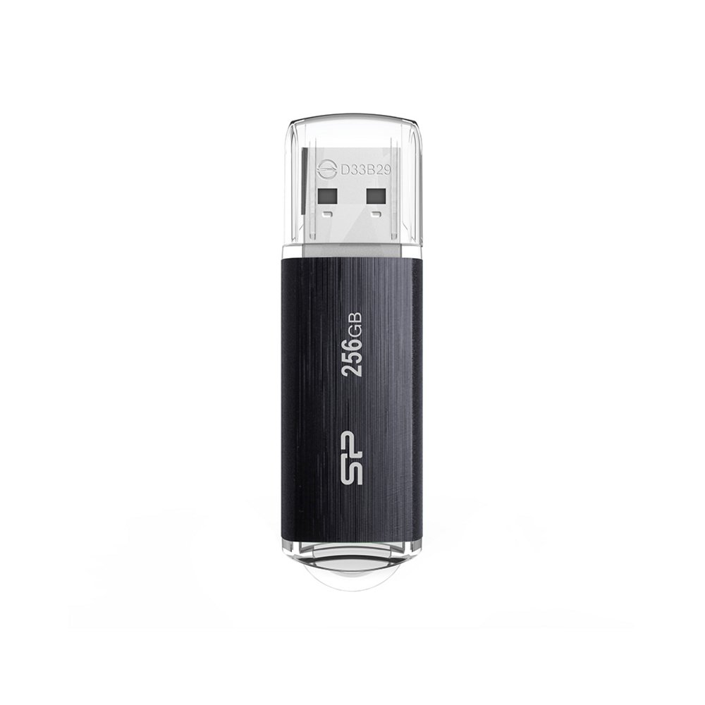 Silicon Power Blaze B02 | 256GB USB-A 3.2 Flash Drive | Zwart 1 Silicon Power Blaze B02 | 256GB USB-A 3.2 Flash Drive | Zwart