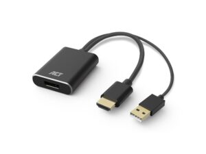ACT AC7536 | HDMI + USB naar DisplayPort Adapterkabel | 0