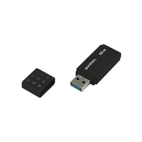 Goodram UME3 | 32GB USB-A 3.2 Flash Drive | Zwart 2 Goodram UME3 | 32GB USB-A 3.2 Flash Drive | Zwart - Afbeelding 2