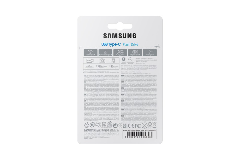 Samsung MUF-128DA | 128GB USB-C 3.2 Flash Drive | Blauw 10 Samsung MUF-128DA | 128GB USB-C 3.2 Flash Drive | Blauw - Afbeelding 10