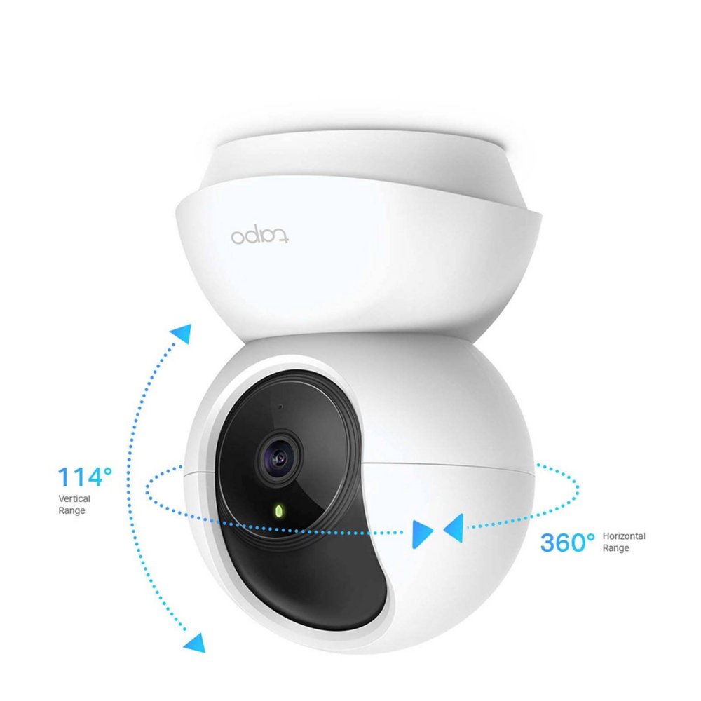 TP-Link Tapo C200 | Beveiligingscamera | 720p HD | Binnen | Bolvormig | Plafondmontage 2 TP-Link Tapo C200 | Beveiligingscamera | 720p HD | Binnen | Bolvormig | Plafondmontage - Afbeelding 2