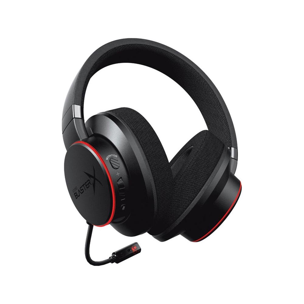 Creative Sound BlasterX H6 | Bedrade Over-ear Gaming Headset | USB-A & 3.5mm | Zwart & RGB 2 Creative Sound BlasterX H6 | Bedrade Over-ear Gaming Headset | USB-A & 3.5mm | Zwart & RGB - Afbeelding 2
