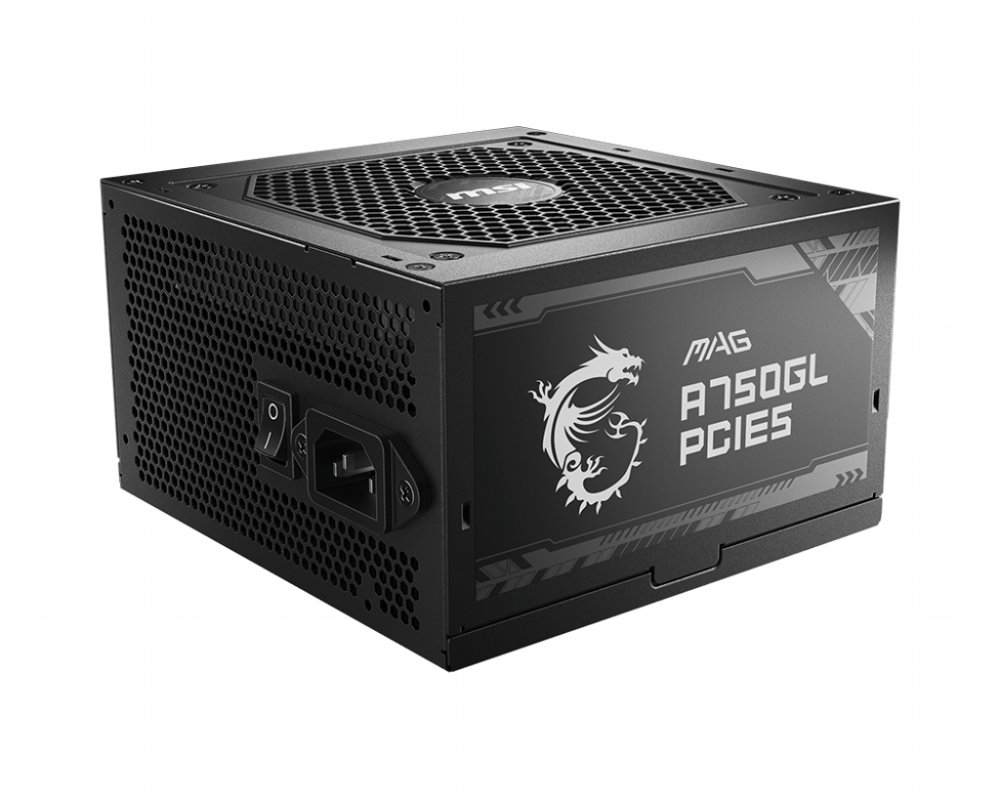 MSI MAG A750GL PCIE5 | 750 Watt Gold ATX 3.0 PSU | Modulair | Power Supply | Voeding 1 MSI MAG A750GL PCIE5 | 750 Watt Gold ATX 3.0 PSU | Modulair | Power Supply | Voeding