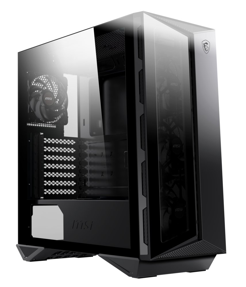 MSI MPG Gungnir 110R RGB | Midi Tower Case | Zwart 4 MSI MPG Gungnir 110R RGB | Midi Tower Case | Zwart - Afbeelding 4