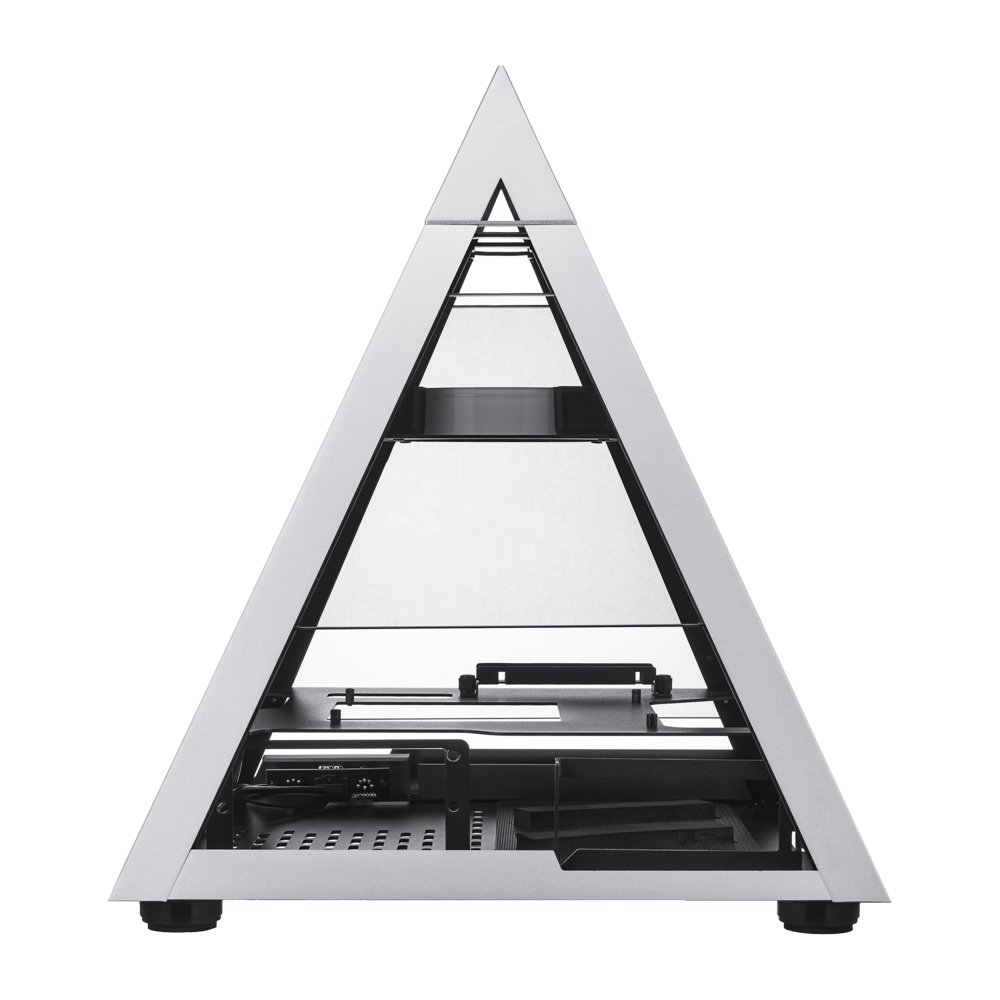 Azza Pyramid Mini | Mini-ITX Case | Grijs/Zwart 3 Azza Pyramid Mini | Mini-ITX Case | Grijs/Zwart - Afbeelding 3
