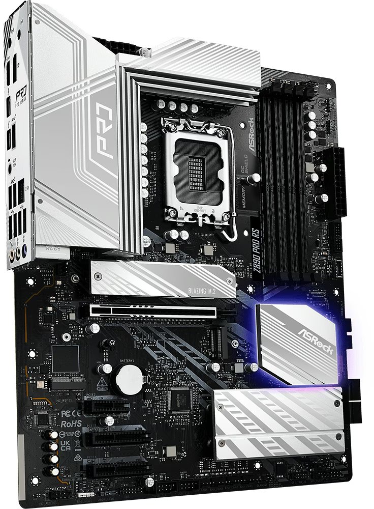 Asrock Z890 Pro RS | Socket LGA 1851 | Intel Z890 | 4xDDR5 | ATX | Moederbord 3 Asrock Z890 Pro RS | Socket LGA 1851 | Intel Z890 | 4xDDR5 | ATX | Moederbord - Afbeelding 3