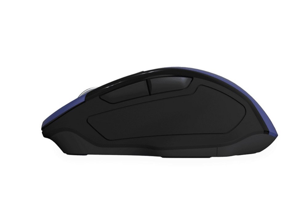 Qware Glasgow | Draadloze Muis | Rechtshandig | RF + Bluetooth | 1600 DPI | Blauw/Zwart 3 Qware Glasgow | Draadloze Muis | Rechtshandig | RF + Bluetooth | 1600 DPI | Blauw/Zwart - Afbeelding 3