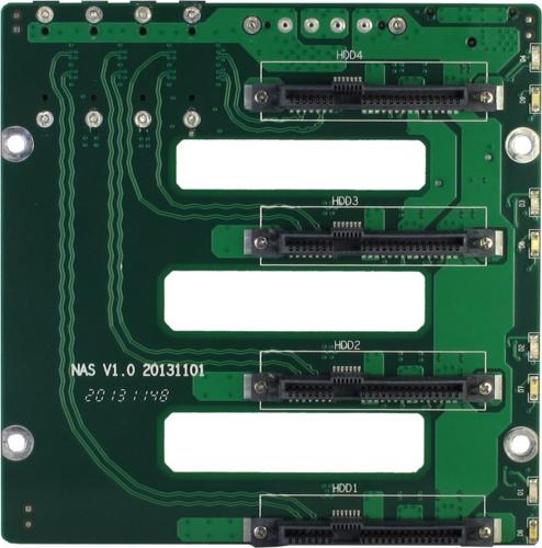 Inter-Tech SC-4100 | ITX NAS Case | Zwart 6 Inter-Tech SC-4100 | ITX NAS Case | Zwart - Afbeelding 6