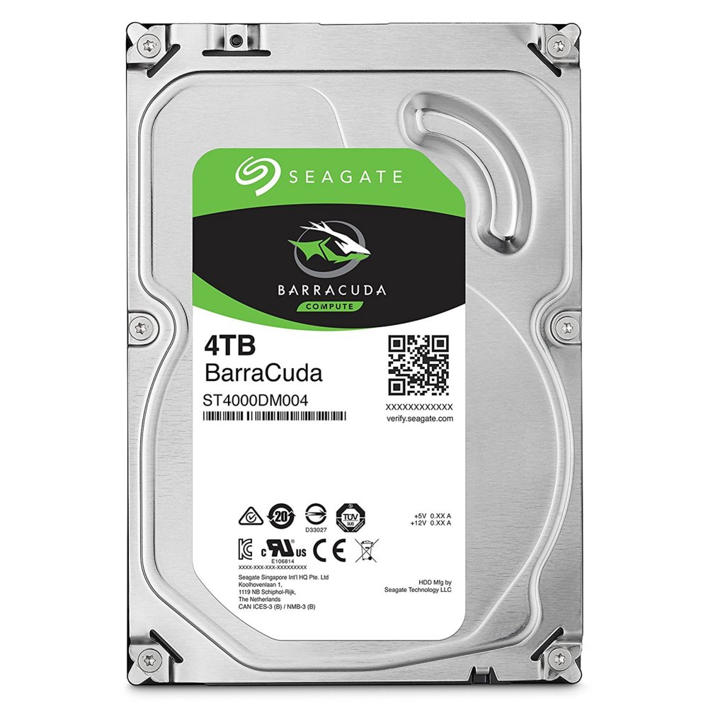 Seagate Barracuda HDD 3.5" | 4TB SATA III | 5400RPM 1 Seagate Barracuda HDD 3.5" | 4TB SATA III | 5400RPM