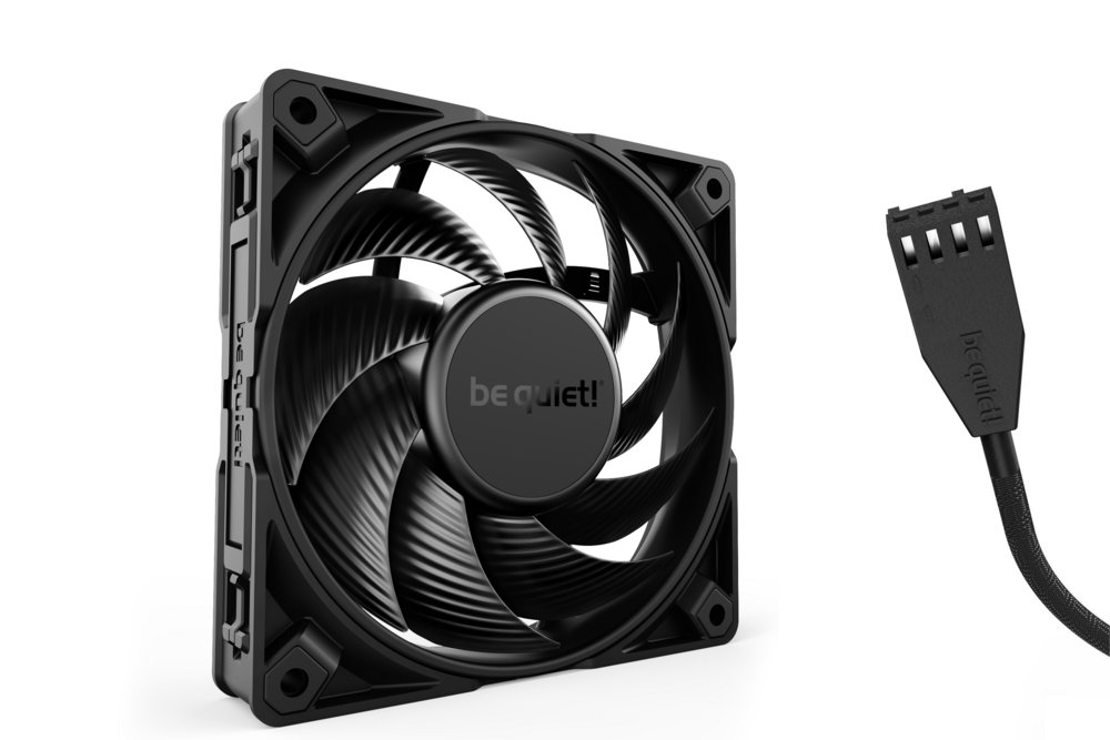 be quiet! Silent Wings Pro 4 | 120mm PWM Case Fan | Zwart 2 be quiet! Silent Wings Pro 4 | 120mm PWM Case Fan | Zwart - Afbeelding 2