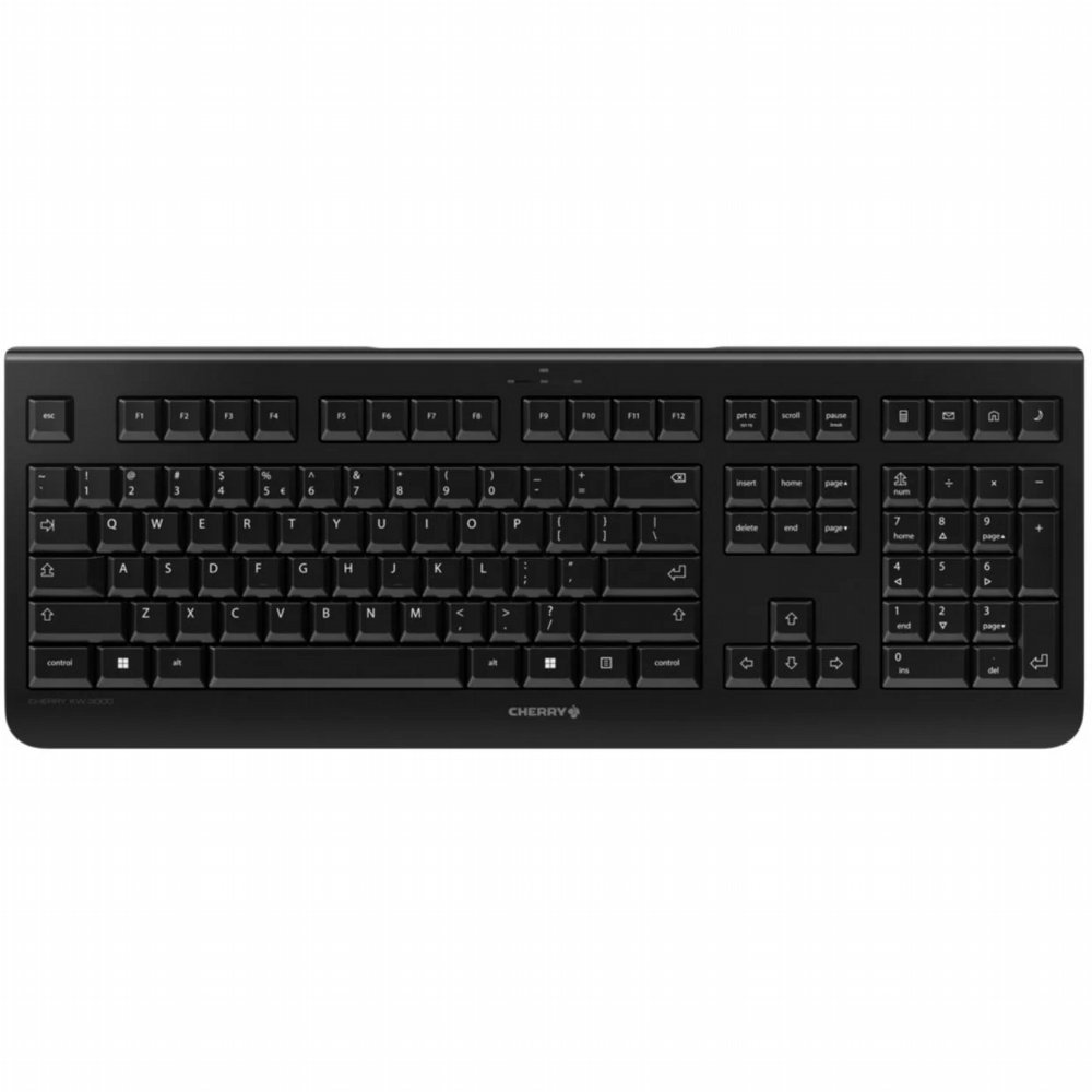 CHERRY KW 3000 | Draadloos Toetsenbord | USB ontvanger | QWERTY | Zwart 1 CHERRY KW 3000 | Draadloos Toetsenbord | USB ontvanger | QWERTY | Zwart