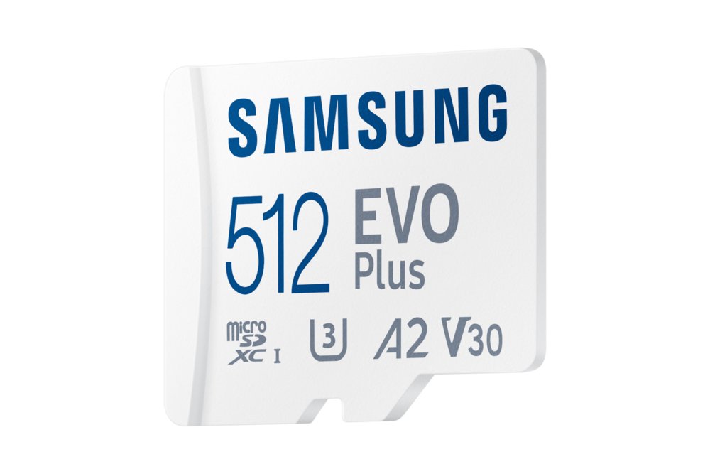 Samsung EVO Plus | MicroSDXC | 512GB | Class 10 | UHS-I U3 | V30 | A2 | Tot 160MB/s | Inclusief adapter 3 Samsung EVO Plus | MicroSDXC | 512GB | Class 10 | UHS-I U3 | V30 | A2 | Tot 160MB/s | Inclusief adapter - Afbeelding 3